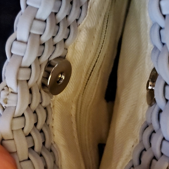 Nine West Gray Mini Woven Tote Bag - Picture 2 of 5